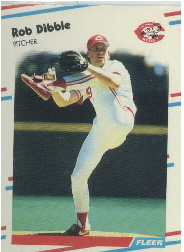 1988 Fleer Update Baseball Cards       083      Rob Dibble XRC